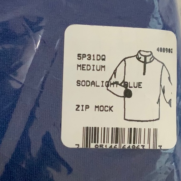 PolarMax 4.0 HEAVYWEIGHT ZIP MOCK FLEECE - SodaLt Blue - Picture 13 of 14